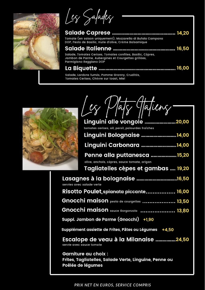 Menu Le Resto D'à Côté - Pizzeria-7