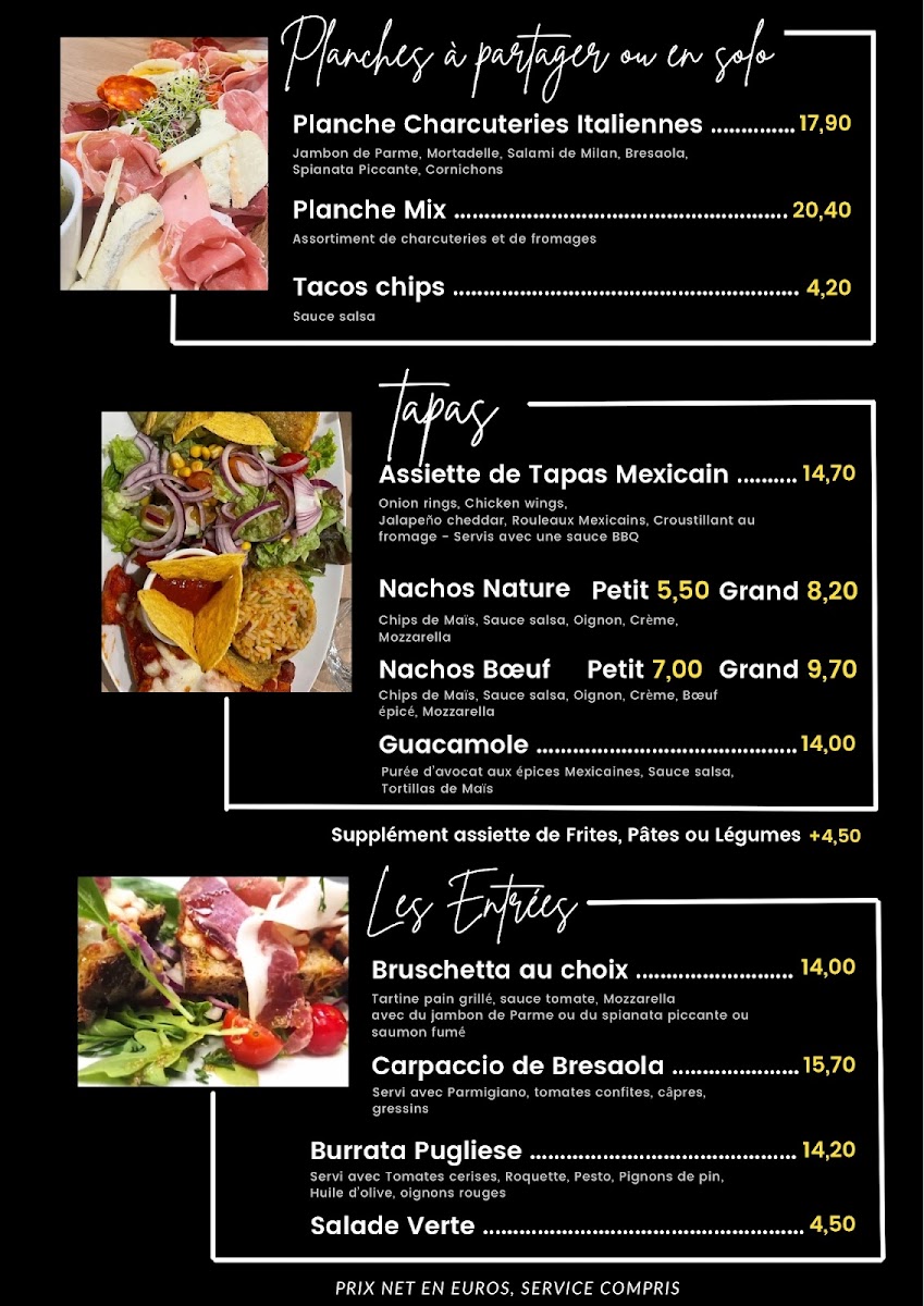 Menu Le Resto D'à Côté - Pizzeria-8